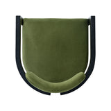 Stylish Indoor Upholstered Wood Dining Chair (Set of 2)