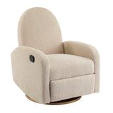 Contemporary 360 Swivel And Glider Recliner Chair