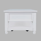 Westport - Castered Lift Top Table - White