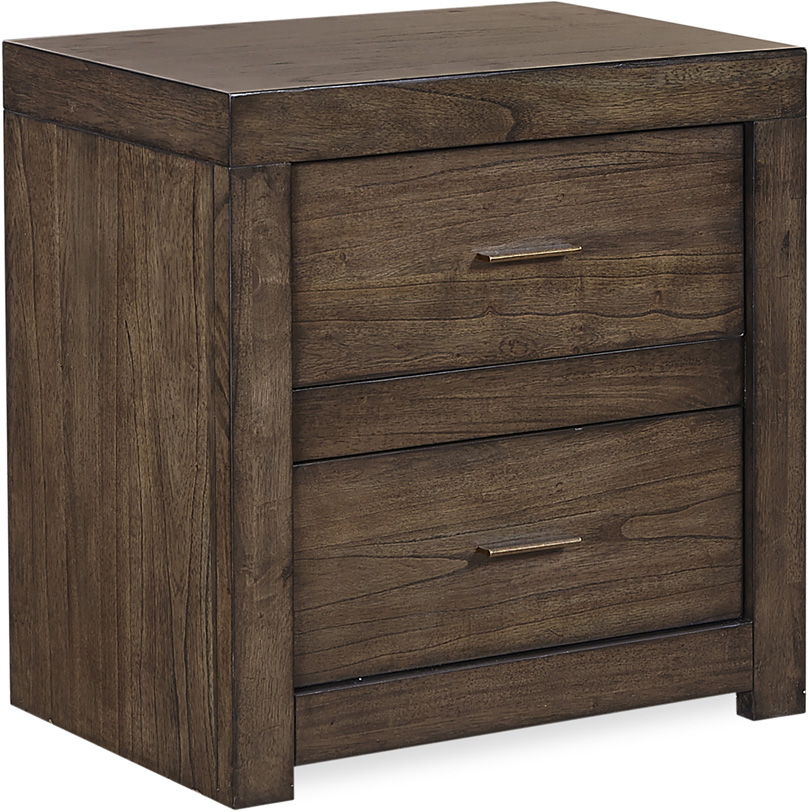 2 Drawer Nightstand w/ power