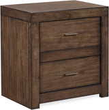 2 Drawer Nightstand w/ power