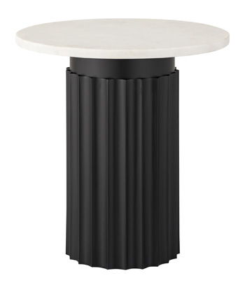 Wainstone - Black / White - Accent Table