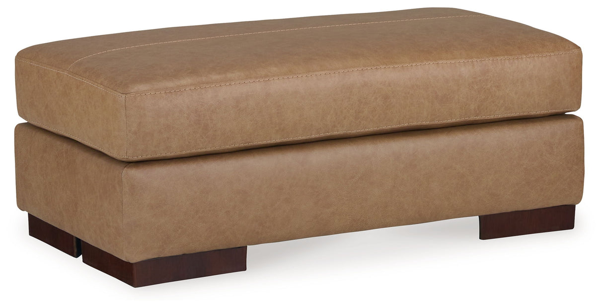 Lombardia - 2 Pc. - Chair And A Half, Ottoman - Tumbleweed