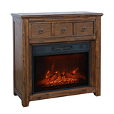 Bakersfield - Electric Fireplace Media Console - Brown