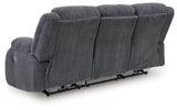 Observation - Steel - Reclining Power Sofa With Drop Down Table