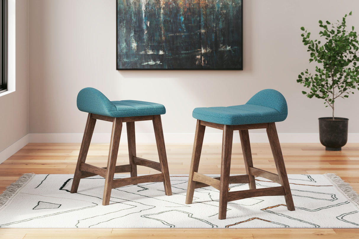 Lyncott - Upholstered Barstool (Set of 2)