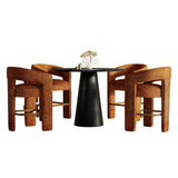 Gwen - 5 Piece Counter Dining Set - Black Table