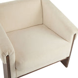 Sierra - Vintage Modern Accent Chair With Deep Cushions And Wide Armrests