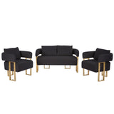 Decorative Upholstered Side Chair For Living Room