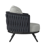 Bali - Chairs With Olefin (Set of 2) - Dark Gray