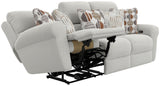 Kellen - Power Reclining Sofa With Zero Gravity - Ecru