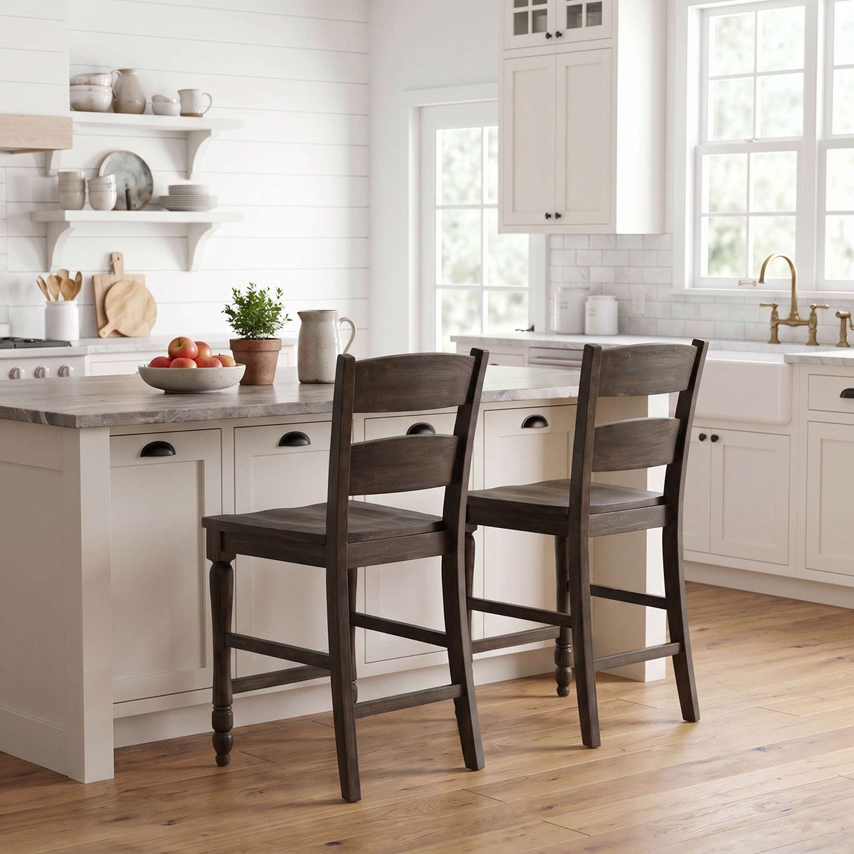 Madison County - Ladderback Stool (Set of 2)