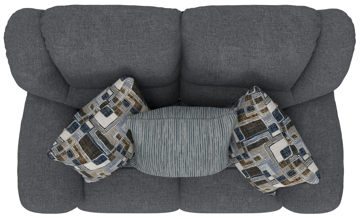 Trifecta - Power Reclining Loveseat - Smoke