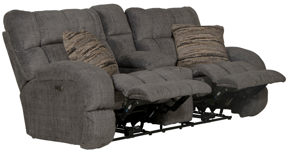 Ashland - Power Lay Flat Reclining Console Loveseat