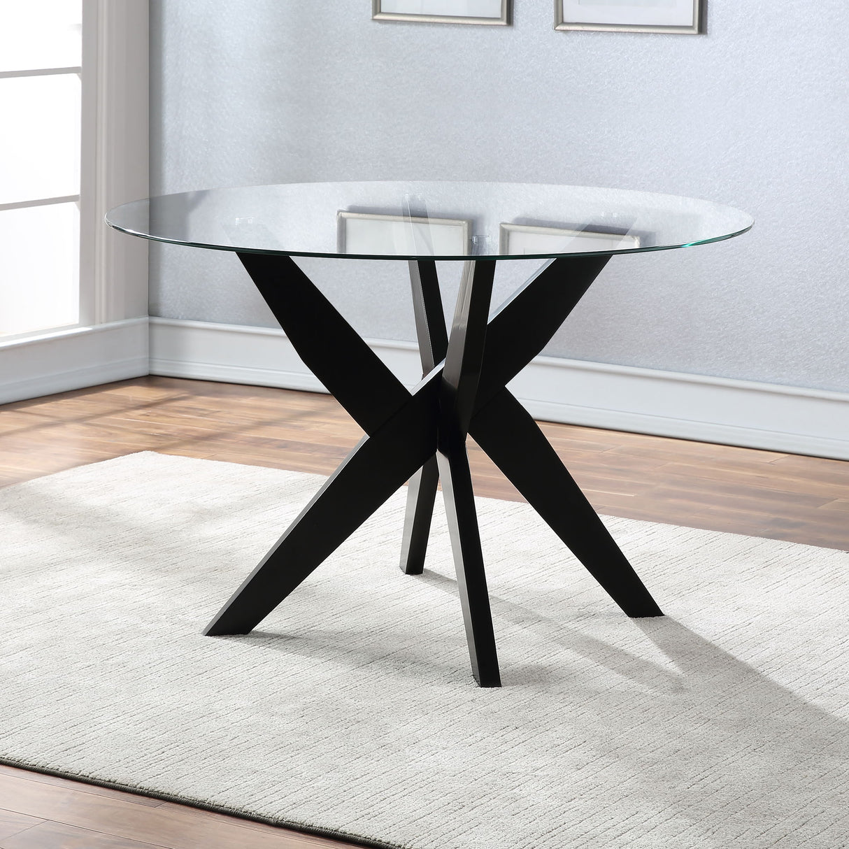 Amalie - Round Dining Table - Black