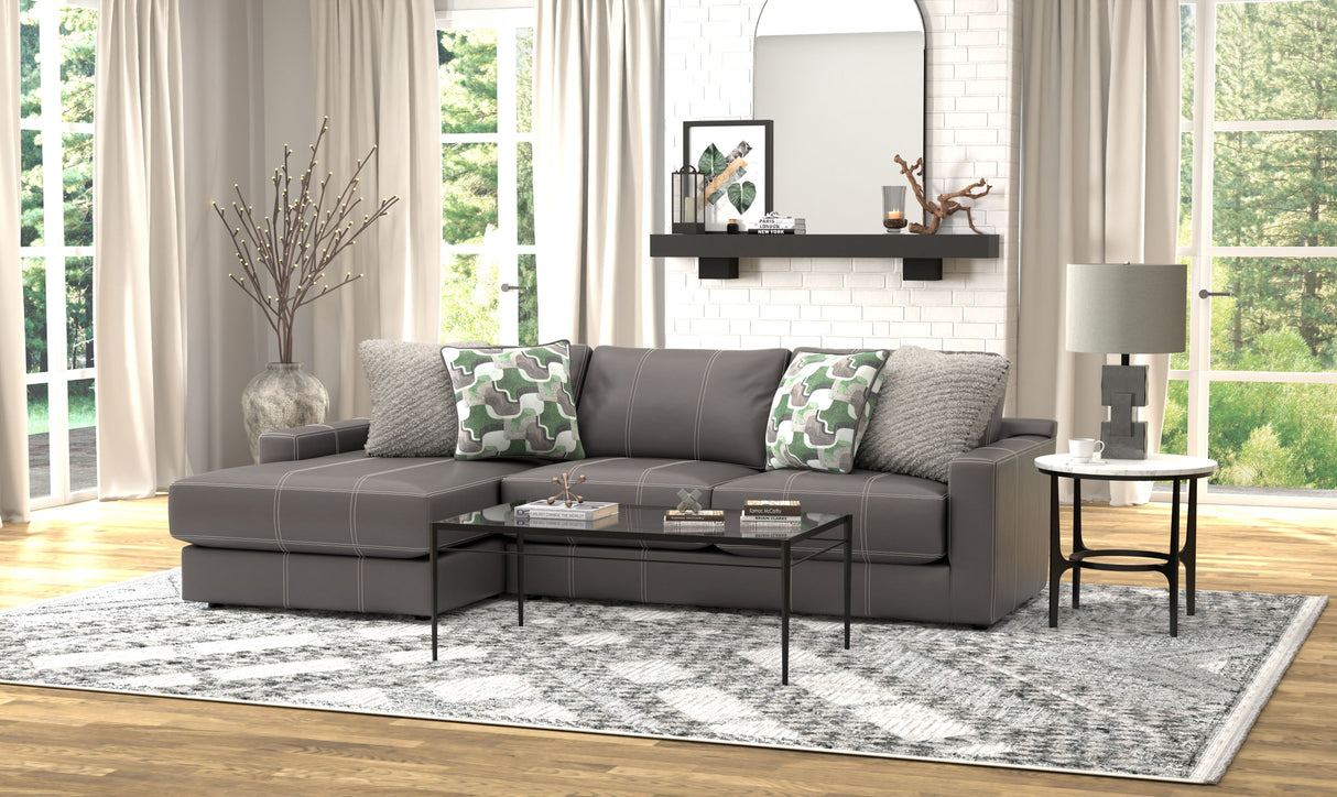 Minori - Italian Leather Sectional Sofa