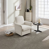 Modern Swivel Barrel Accent Chair With Base