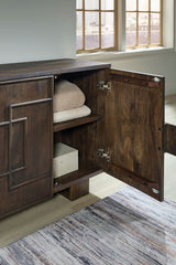 Cato - Dark Brown - Accent Cabinet