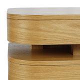 Brix Square End Table - Espresso