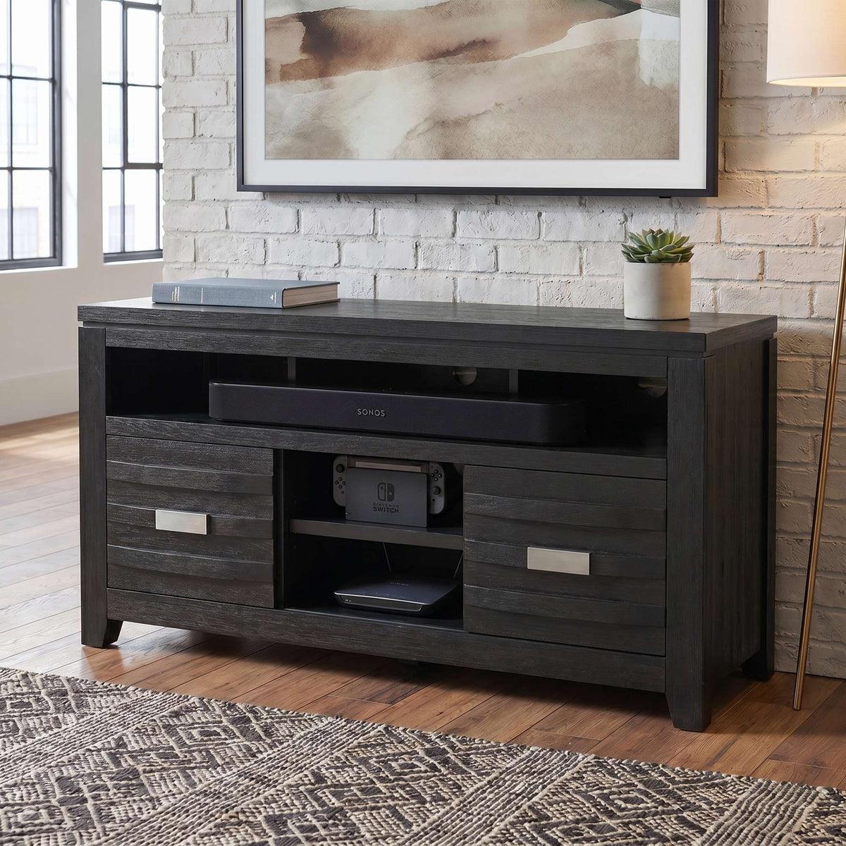 Altamonte - Media Console - Dark Charcoal