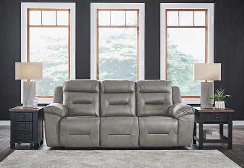 Heritage Reclining Sofa Leather