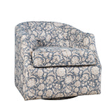Lottie - Swivel Chair - Blue