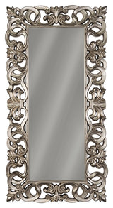 Lucia - Floor Mirror - Antique Silver Finish