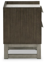 Arkenton - Grayish Brown / White - Two Drawer Night Stand