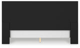 Londer - Black - King Panel Bed