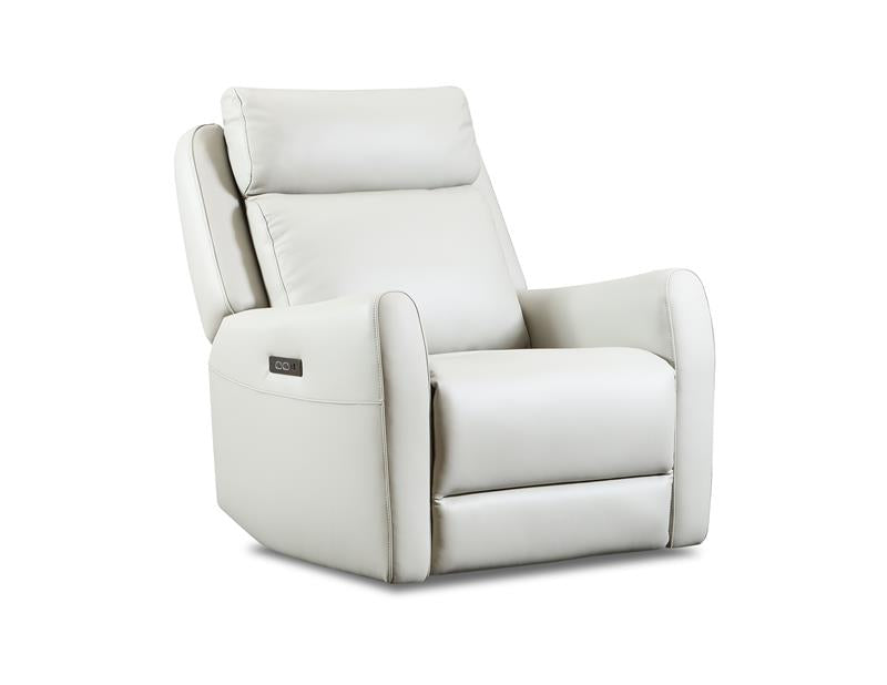 Garbo - Leather Power Swivel Glider Recliner w/adj Headrest and Zero Gravity - T05869