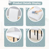 Versatile Dining Chairs With Comfortable Design And Metal Legs