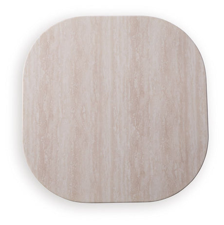 Dolan Creek - Square End Table - Beige / Brown