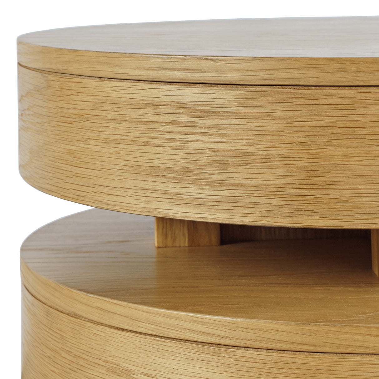 Brix Round End Table - Espresso