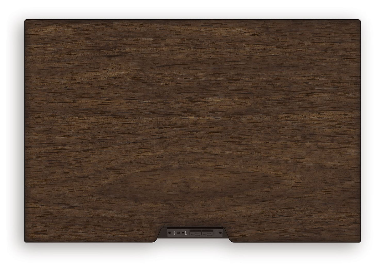 Taffenbrook - Medium Brown - Three Drawer Night Stand
