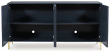 Loirwick - Accent Cabinet - Dark Blue