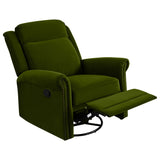 360 Degrees Swivel Recliner Manual Rocking Recliner Home With Adjustable Backrest