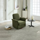 Modern Swivel Barrel Accent Chair With Base