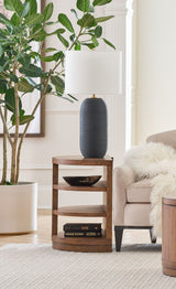 Demilune End Table