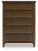 Sturlayne - Brown - Five Drawer Chest