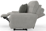 Maxwell - Power Deep Seat Reclining Loveseat - Cream