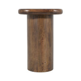 Mandara - Chairside Table - Dark Brown