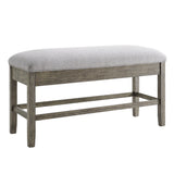 Grayson - Counter Bench - Gray / Light Brown