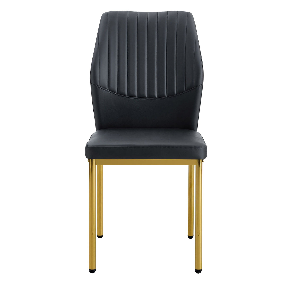 Luxury Simple Chair With Metal Gold Leg