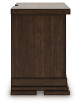 Taffenbrook - Medium Brown - Three Drawer Night Stand