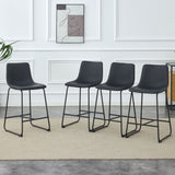 Retro Bar Chairs, Comfortable Stools (Set of 2)