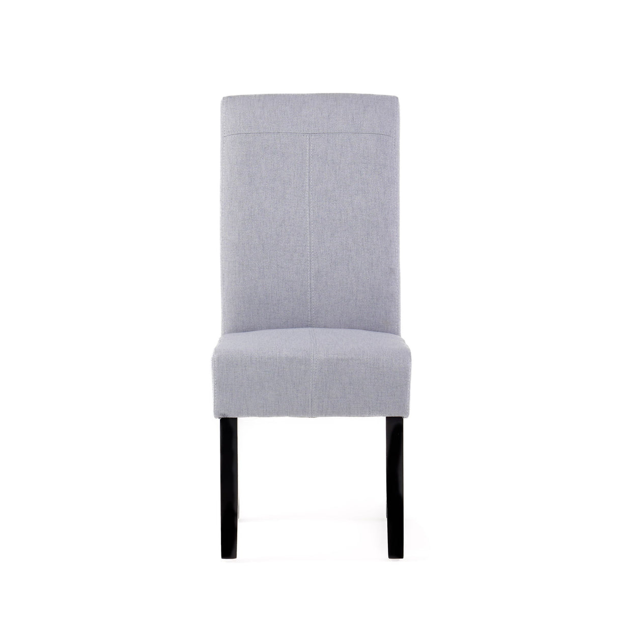 Amaranthine - Upholstered Dining Chair With High Back And Wood Legs (Set of 2) - Light Gray