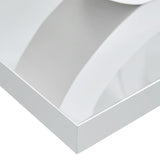 Contemporary Style Glass Top Coffee Table