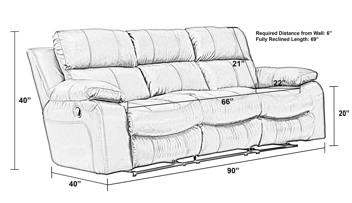 Positano - Reclining Sofa