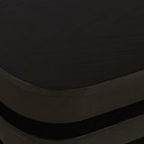 Brix Square End Table - Espresso