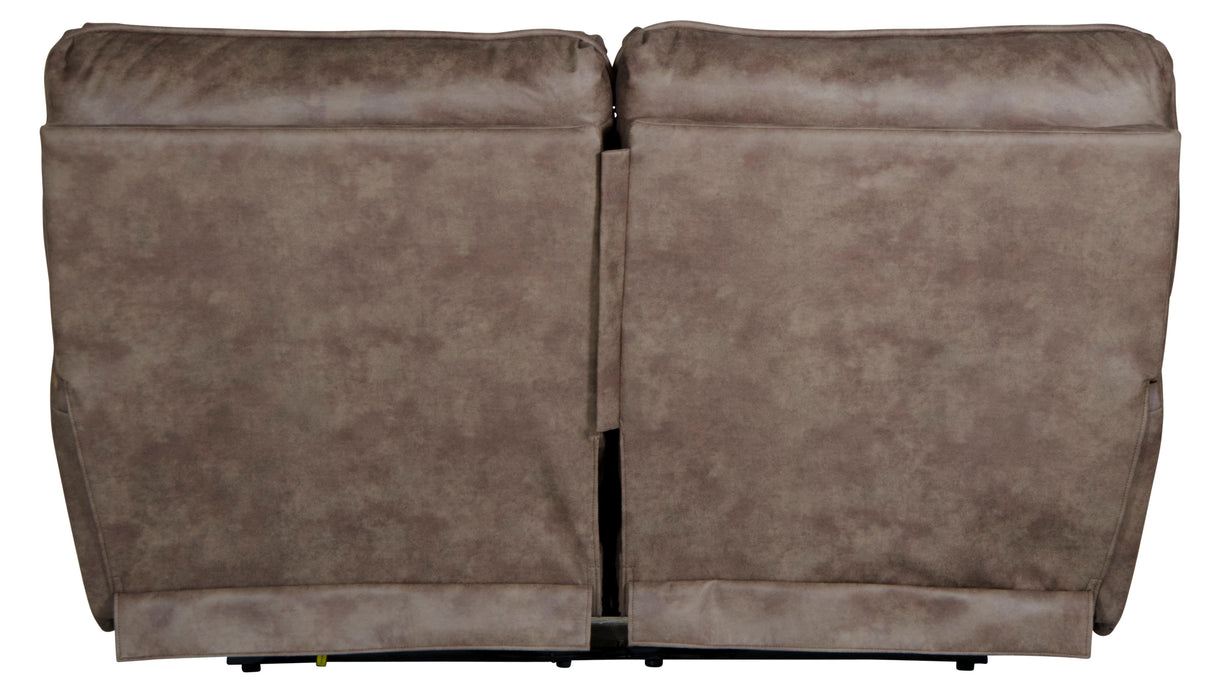 Hollins - Power Reclining Loveseat - Coffee